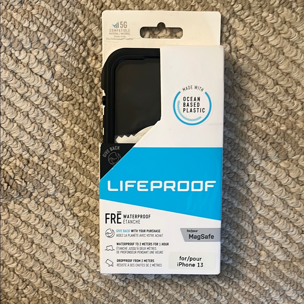 LifeProof FRE Waterproof Case for iPhone 13 - Black